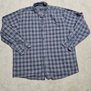 Schmidt Workwear Blue Plaid Flannel 2XT